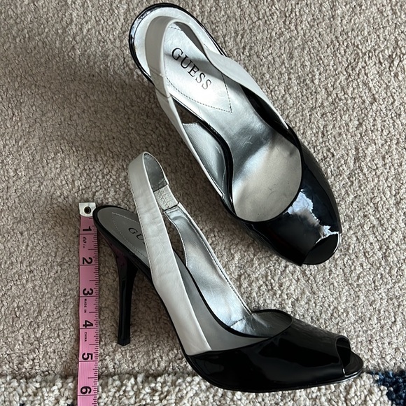 🆕Guess Open Toe Stilettos, Size 7M - Picture 8 of 8